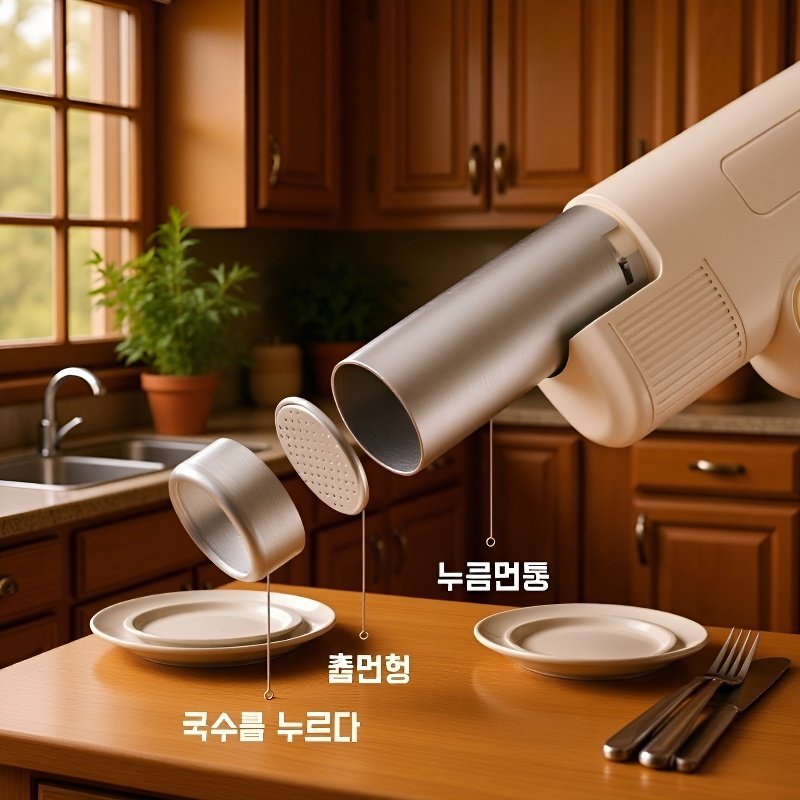 가정용 휴대용 무선 소형 전자동 국수기