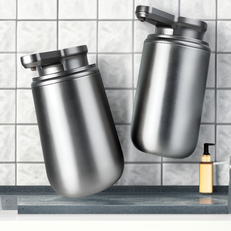 Automatic Sensor Soap Dispenser Stainless Steel Home Electric Hand Washer Kitchen Soap Box