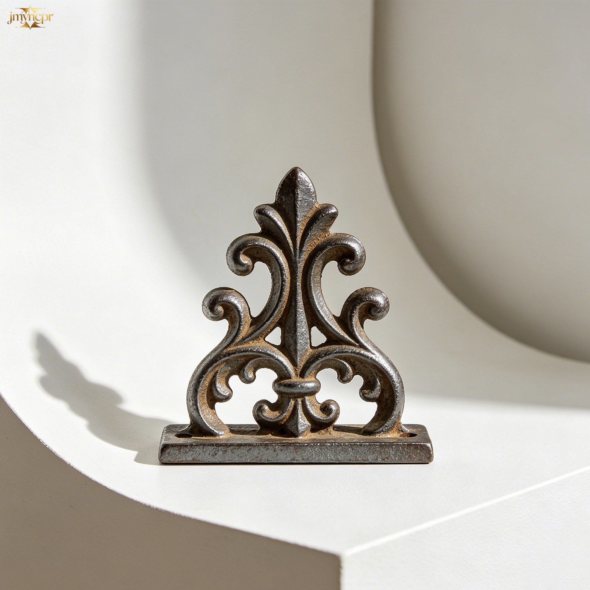 Decorative iron doorstops for home