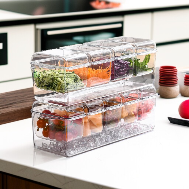 다기능 칸막이형 식품 보관 용기