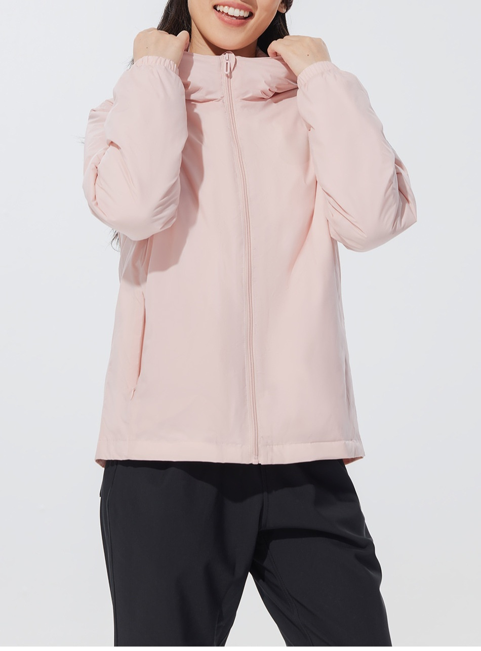 メンズ軽量ダウンコート着用例