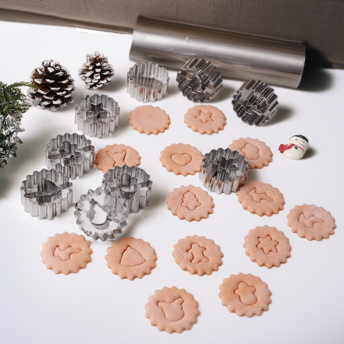 แม่พิมพ์เค้กคุกกี้คริสต์มาส