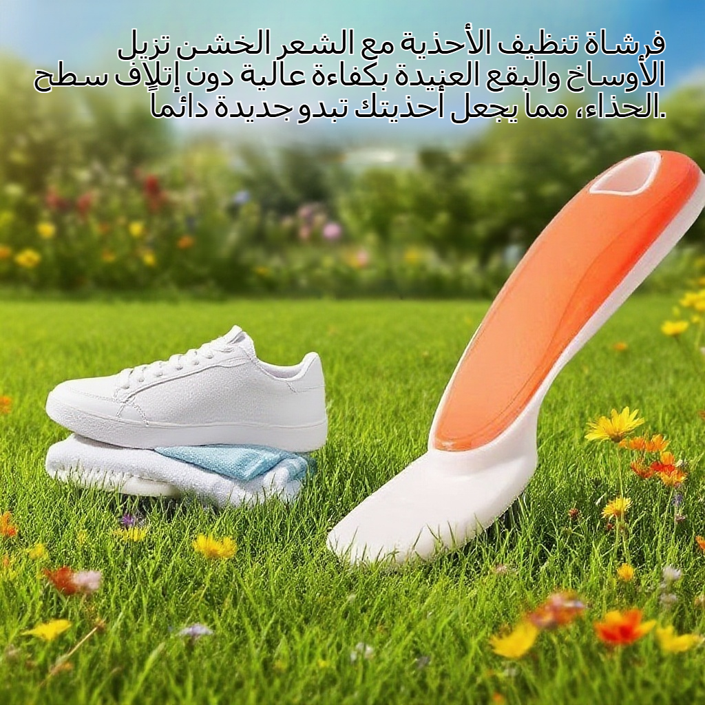 فرشاة تنظيف الأحذية مع الشعر الخشن