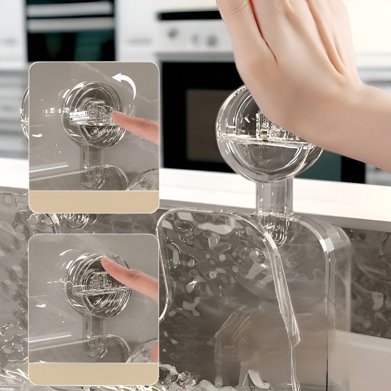 주방 벽걸이 흡착식 수납 선반