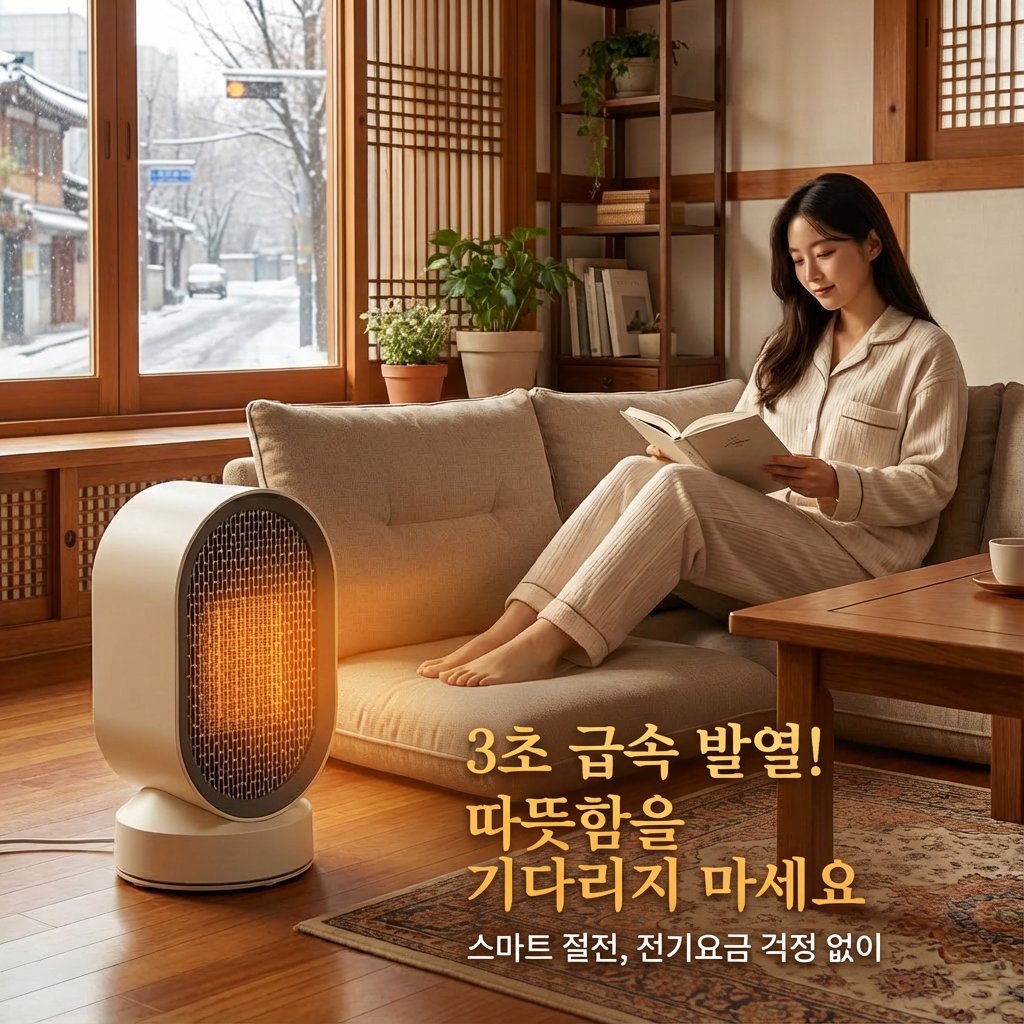 3초 속열 스마트 절전 온풍기