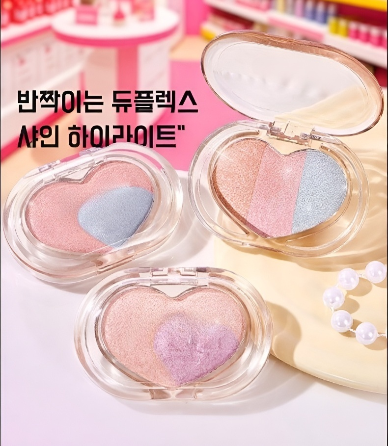 펄광 블링블링 하이라이터 치크 팔레트 전체 이미지