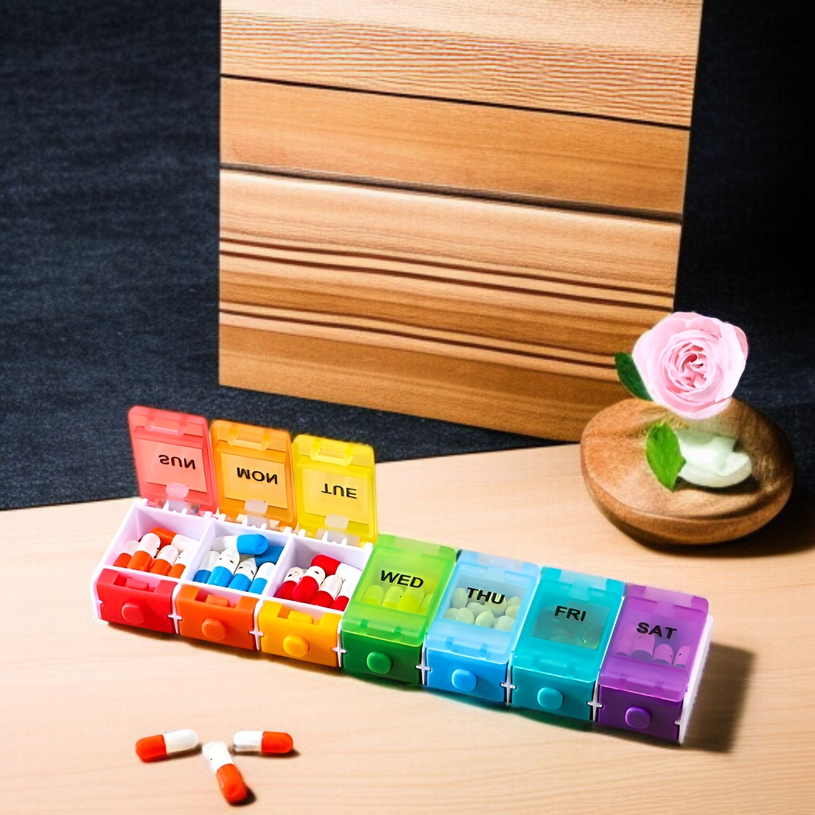 押圧式7コママガジン