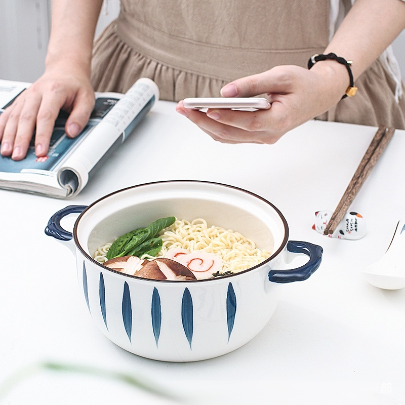 蓋付き陶器製スープボウルセット