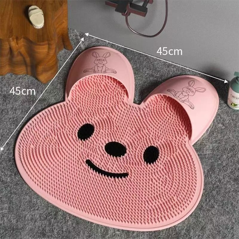 Bathroom Non-Slip Silicone Foot Mat