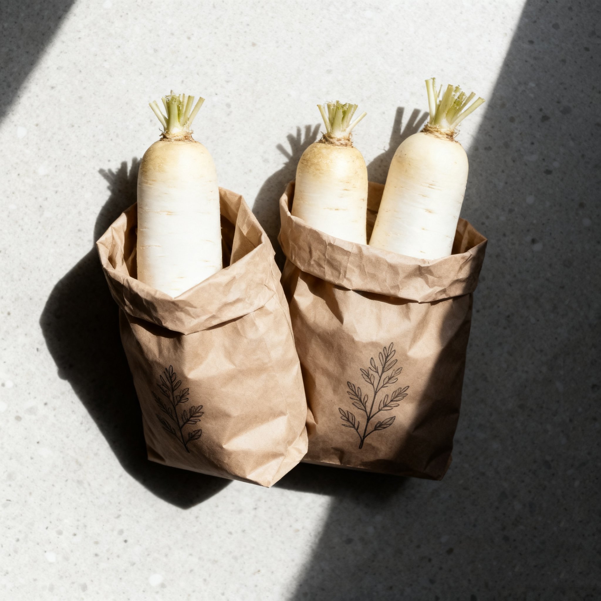 1000gサクサク甘い美味しい白大根8袋セット商品画像