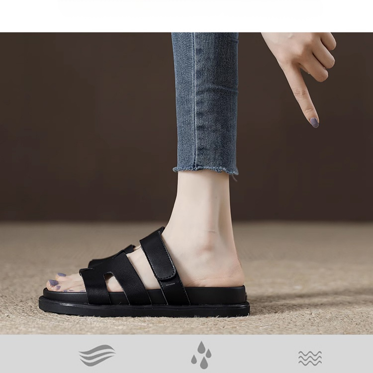 厚底舒適休閒女涼拖鞋