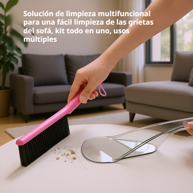 Elevador y cepillo de cama 2 en 1 de operación con una sola mano