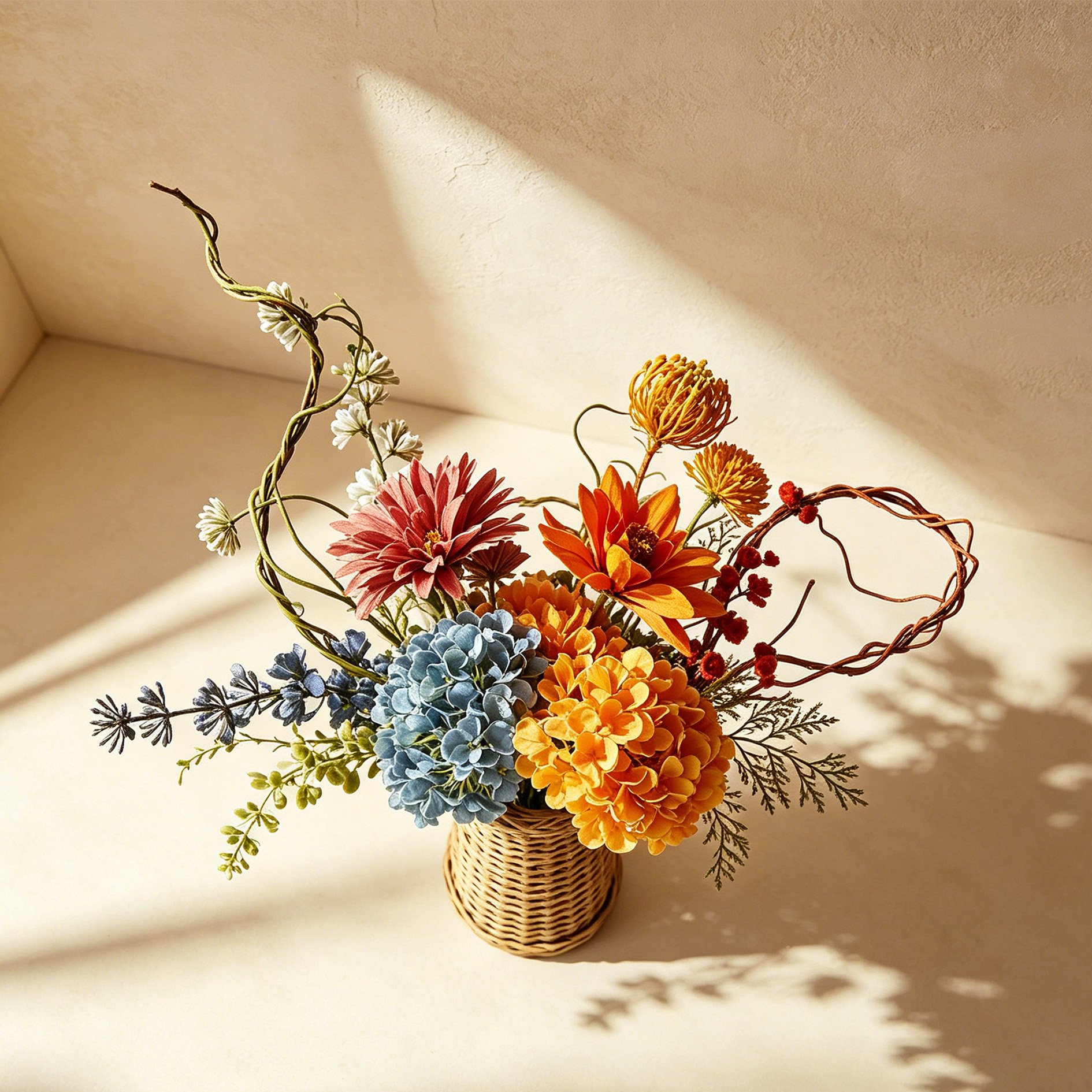 Making artificial bouquets