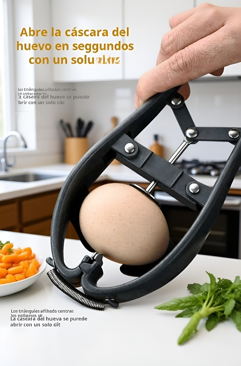 Accesorio innovador para batir huevos