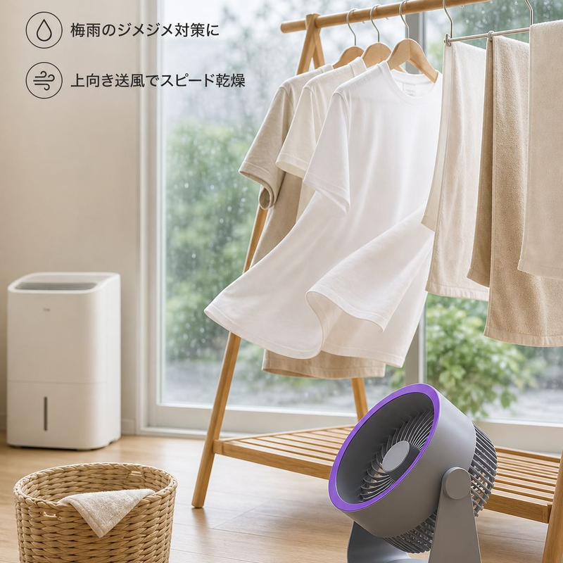 スマート空気循環ファン
