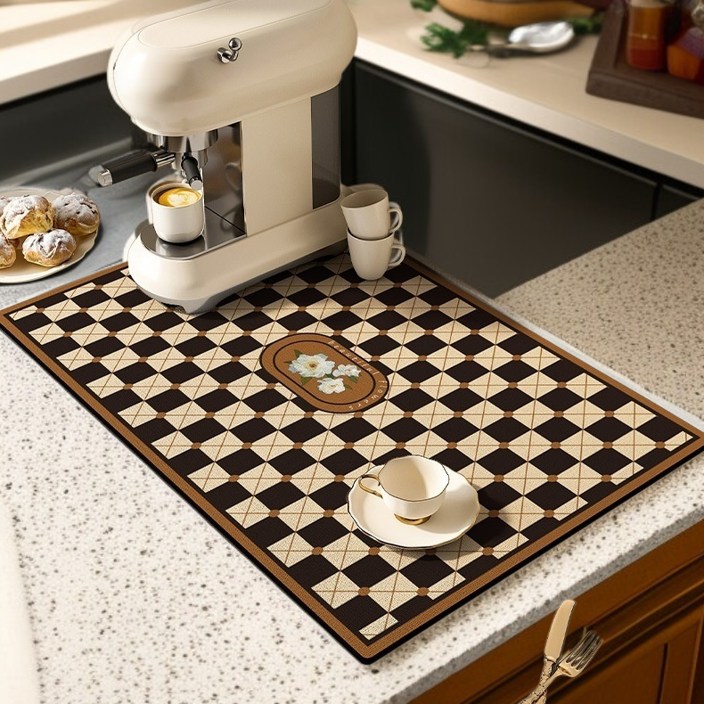 コーヒーメーカー卓上速乾吸水マット