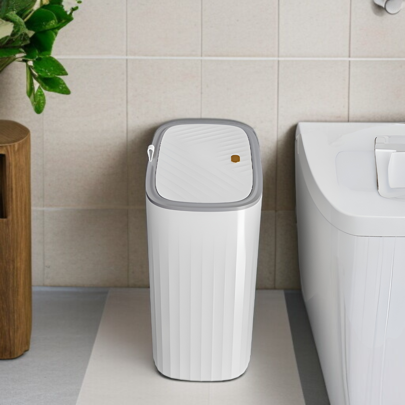 ひび割れたゴミ箱 家庭用高価値ゴミ箱 浴室トイレ 大容量ゴミ箱 カバー付き キッチン リビングルーム ゴミ箱 軽量 高級スタイル ゴミ箱