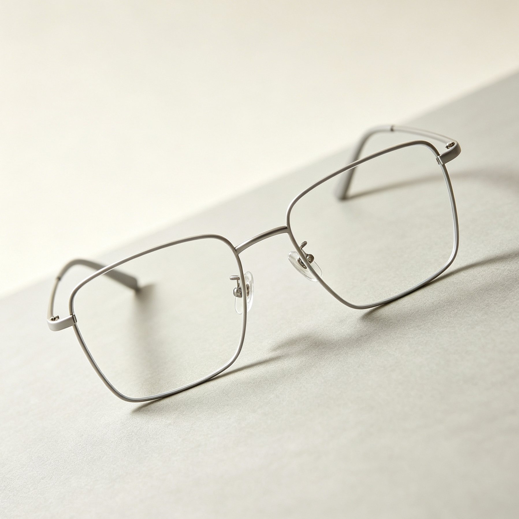 Lightweight Metal Square Eyeglass Frame