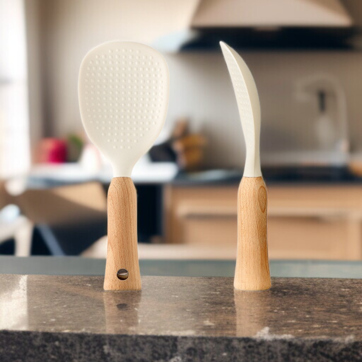 식품용 논스틱 실리콘 밥주걱 제품 사진