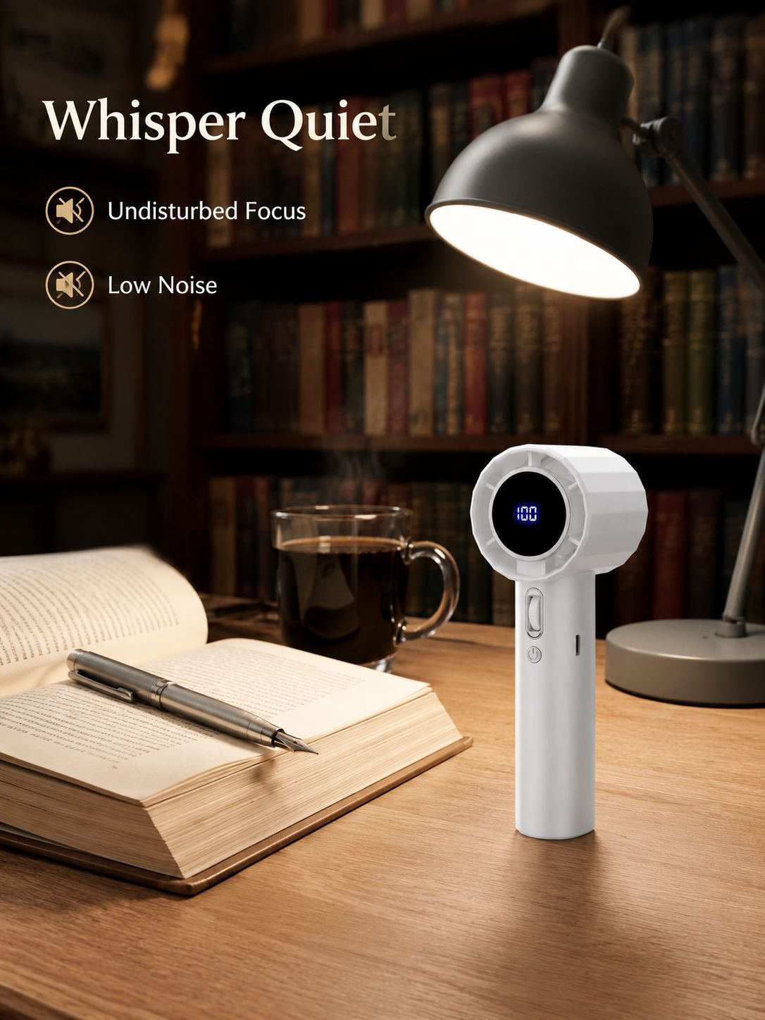 USB Rechargeable Mini Outdoor Handheld Turbo Fan