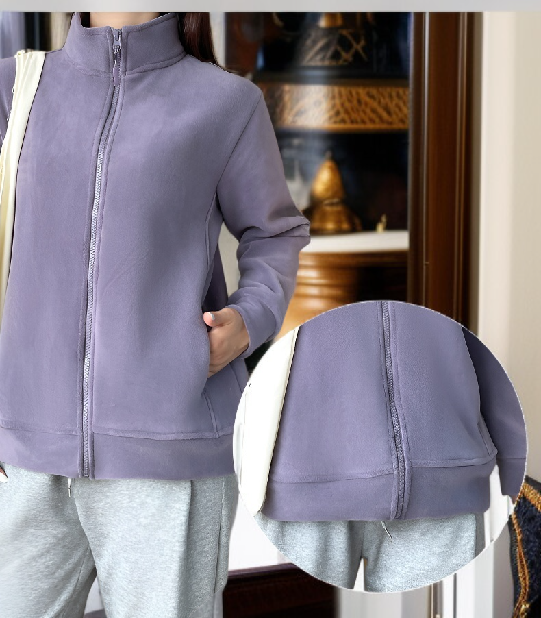 추동 여성 차이나 자수 집업 카디건 도톰 후드 코트