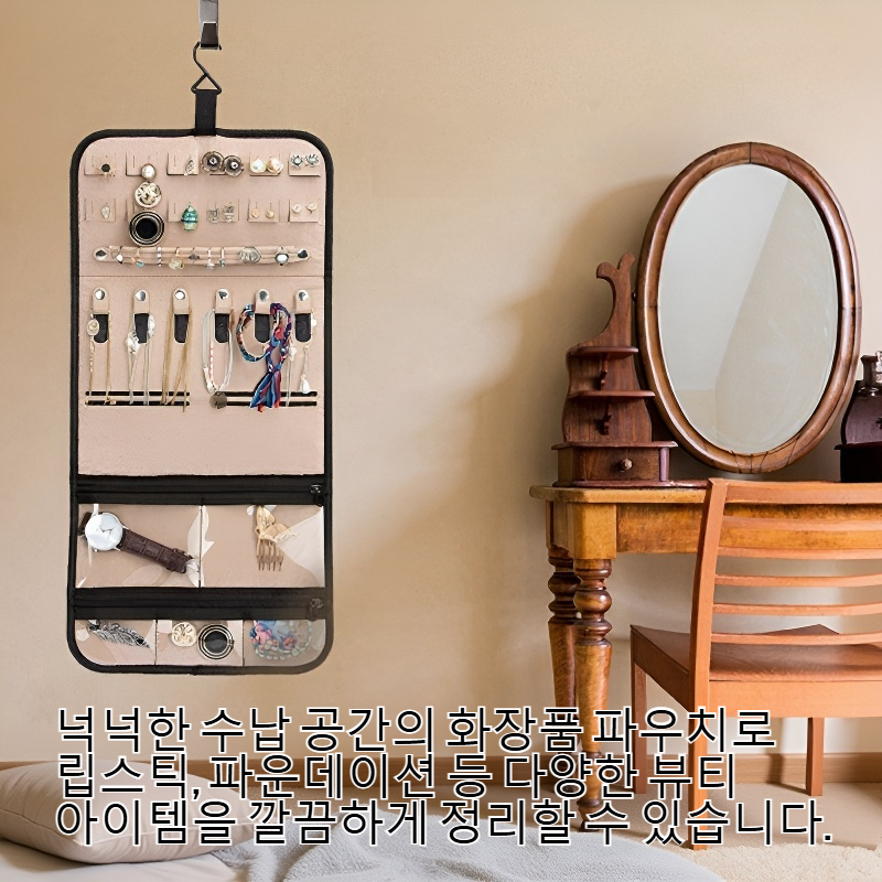 펠트 귀걸이, 화장품 보관 파우치