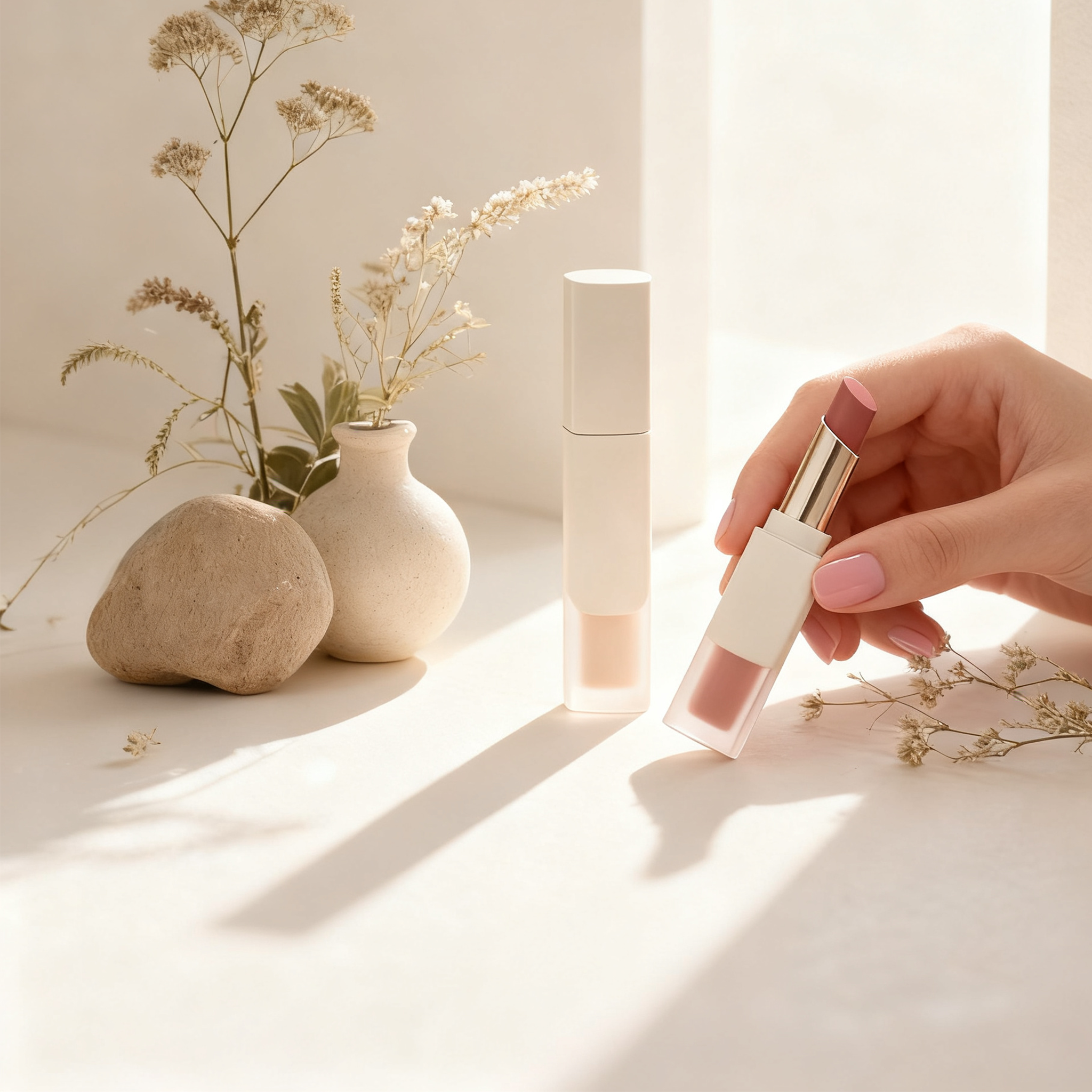 부드러운 광택 새틴 립스틱 듀오 제품 이미지