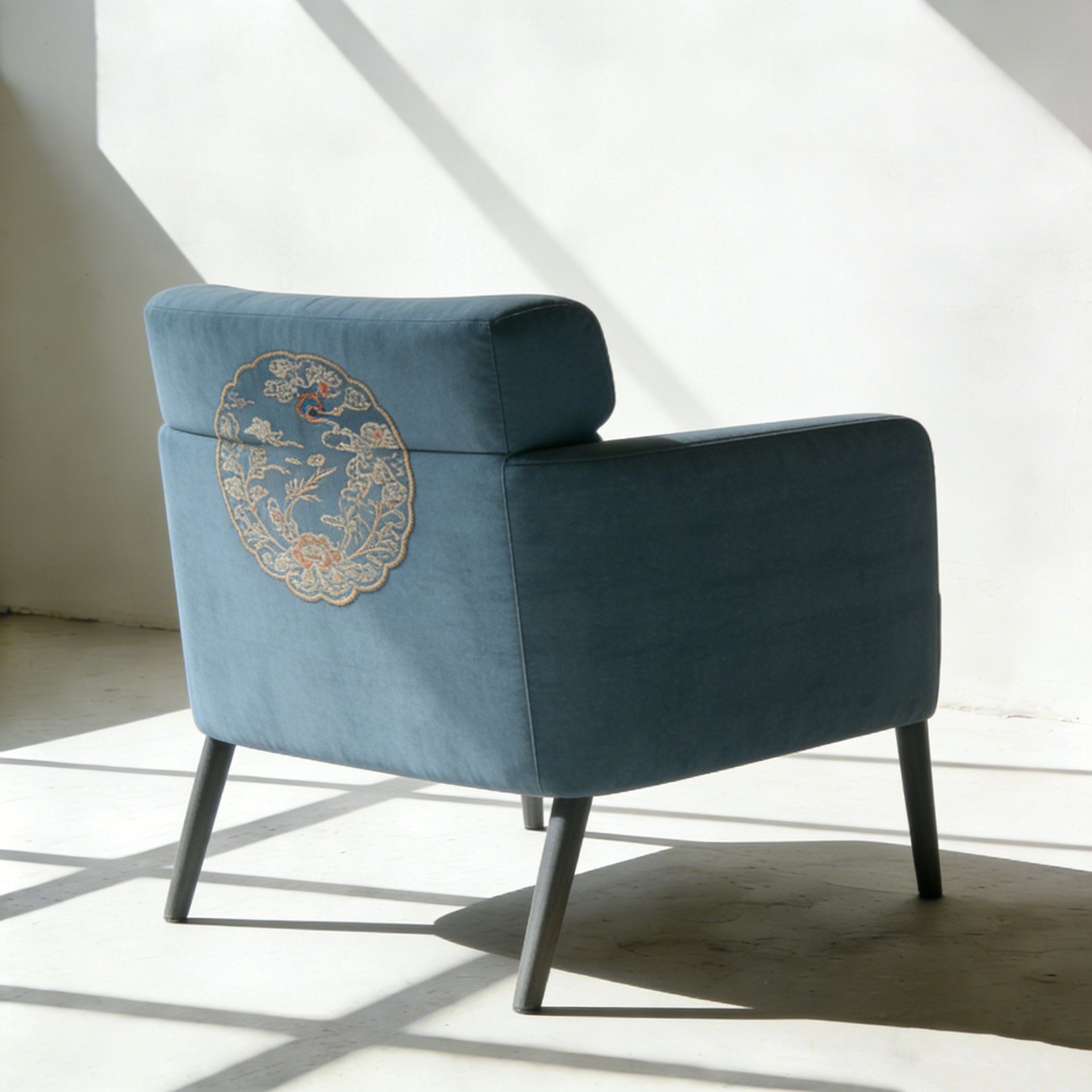 快適な座り心地の一人掛けソファ