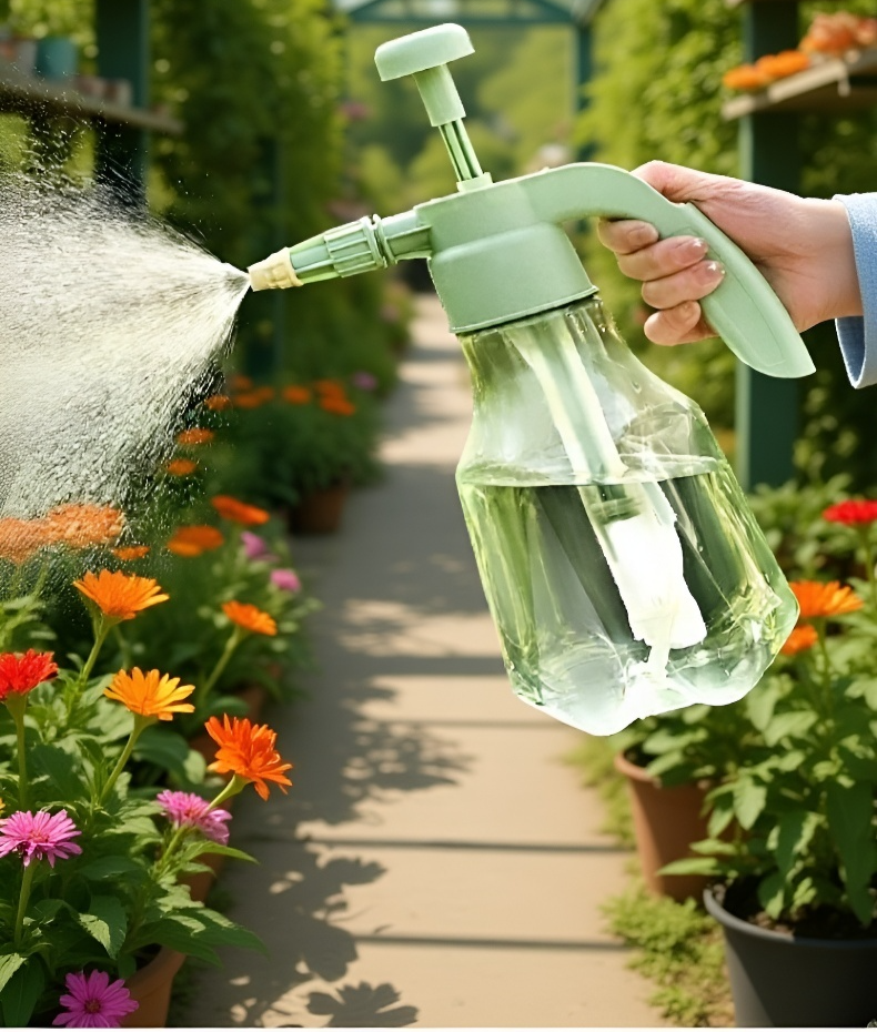 Large capacity watering can for outdoor gardens