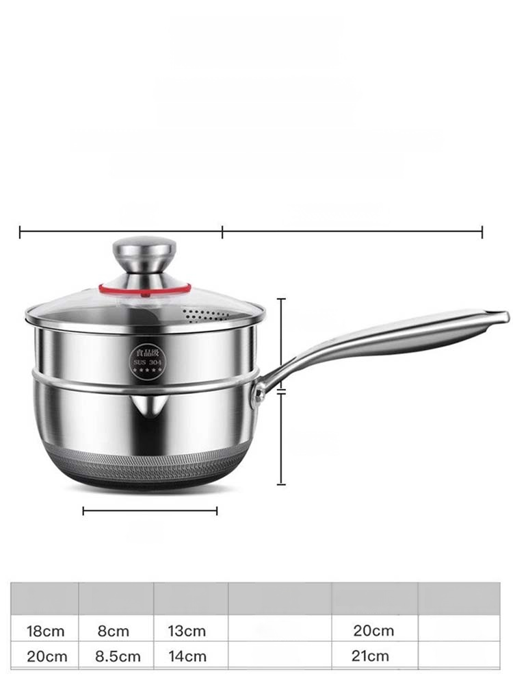 ステンレス製雪平鍋