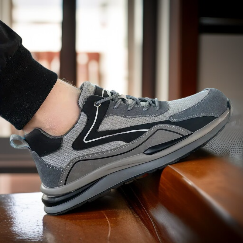 حذاء جري رجالي عصري، شبك نفاذ للهواء، وزن خفيف، مريح للمشي والجري