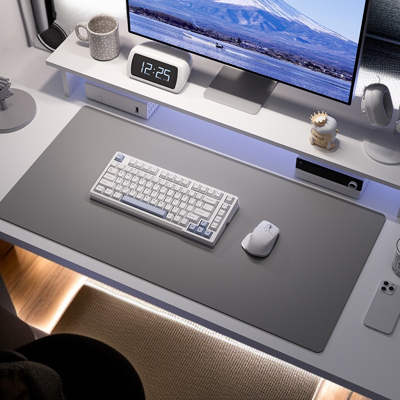  PU 가죽 데스크패드 방수 마우스패드 사무용 책상매트