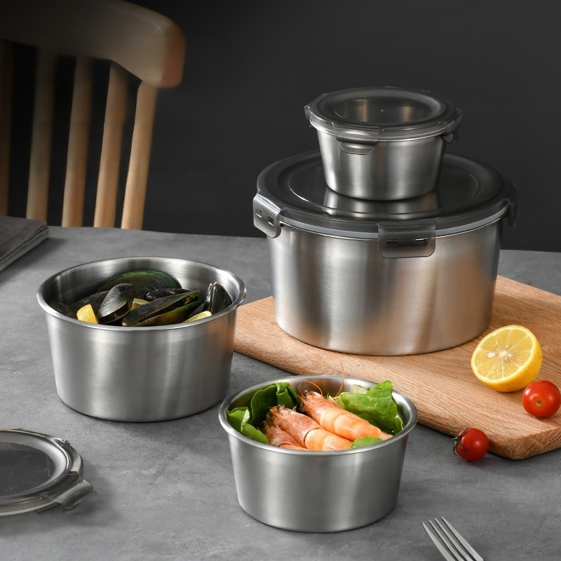 Refrigerated round storage box