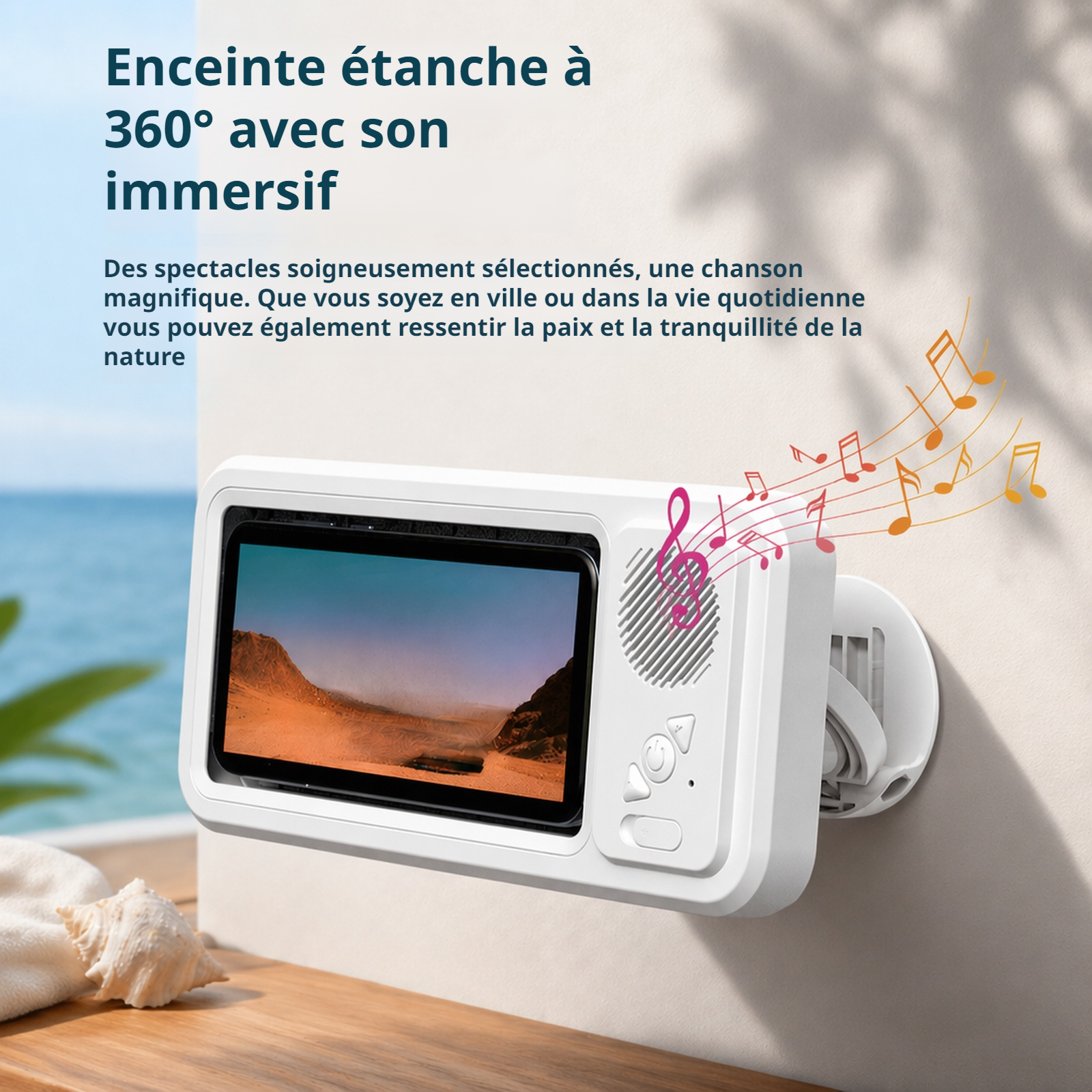 Étui de téléphone étanche pour salle de bain, parfait pour regarder des séries sous la douche