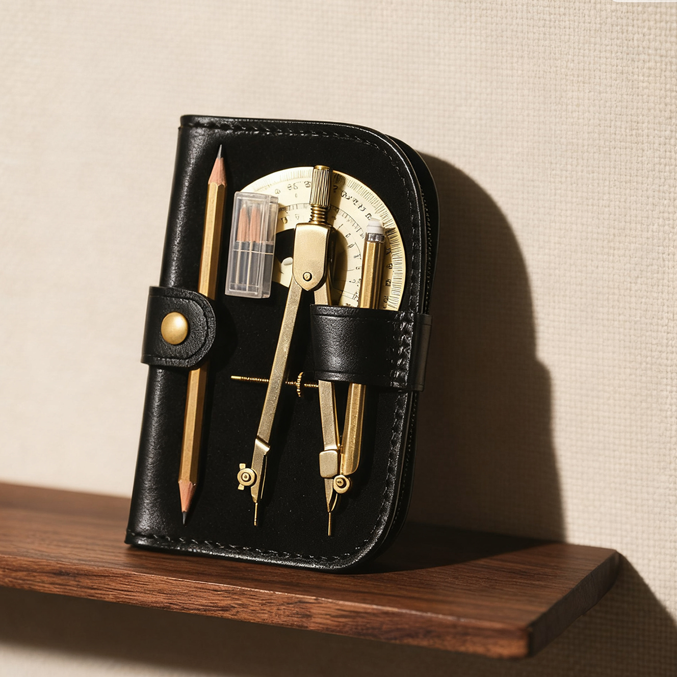 자체 디자인 가죽 드로잉 도구 세트