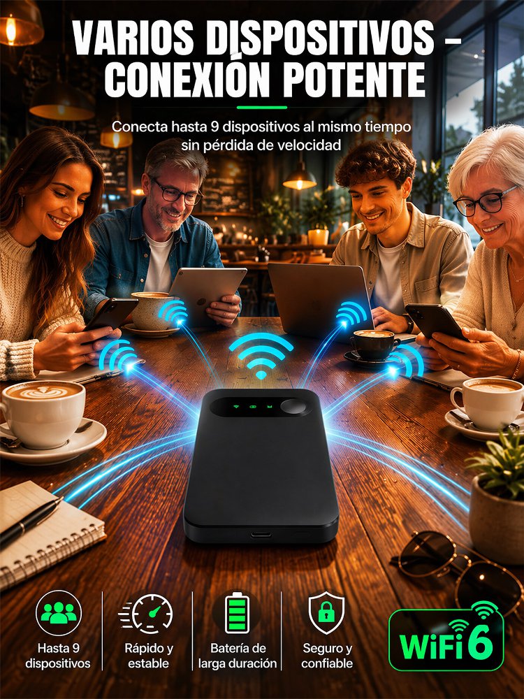 Internet portátil de alta velocidad