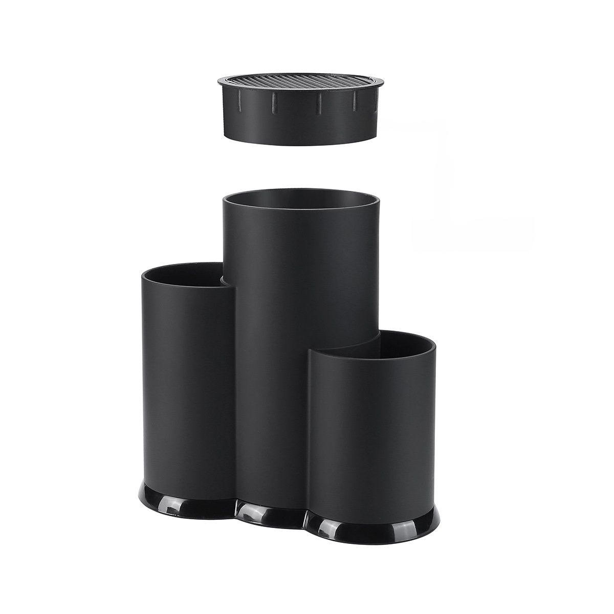 Anti-slip rubber plastic knife holder