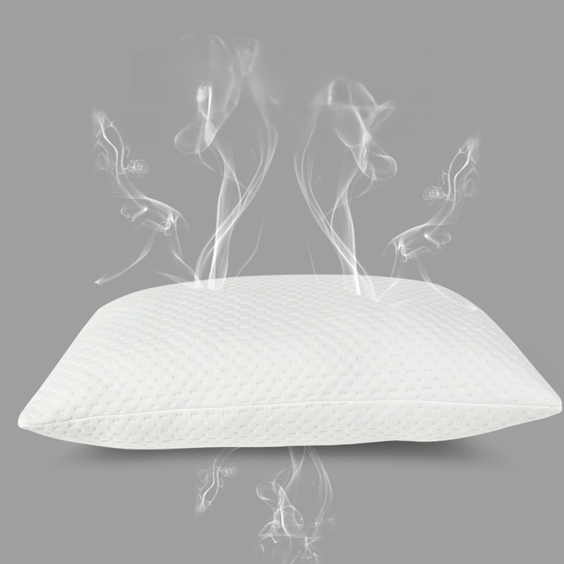 低反発記憶フォームネックピロー 通気性冷感竹繊維枕