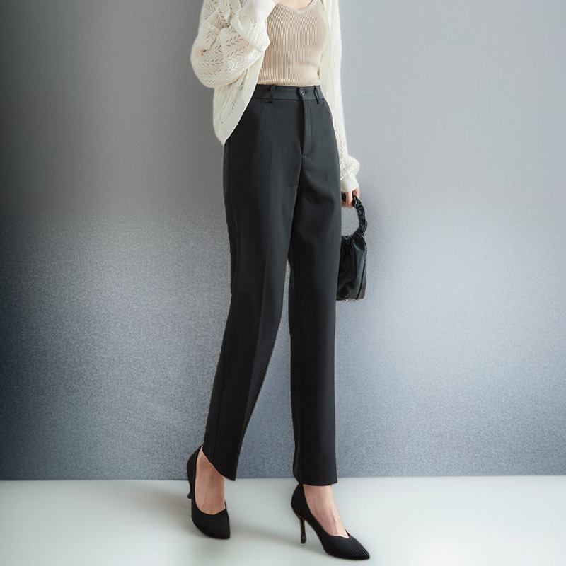 검은색 정장 바지