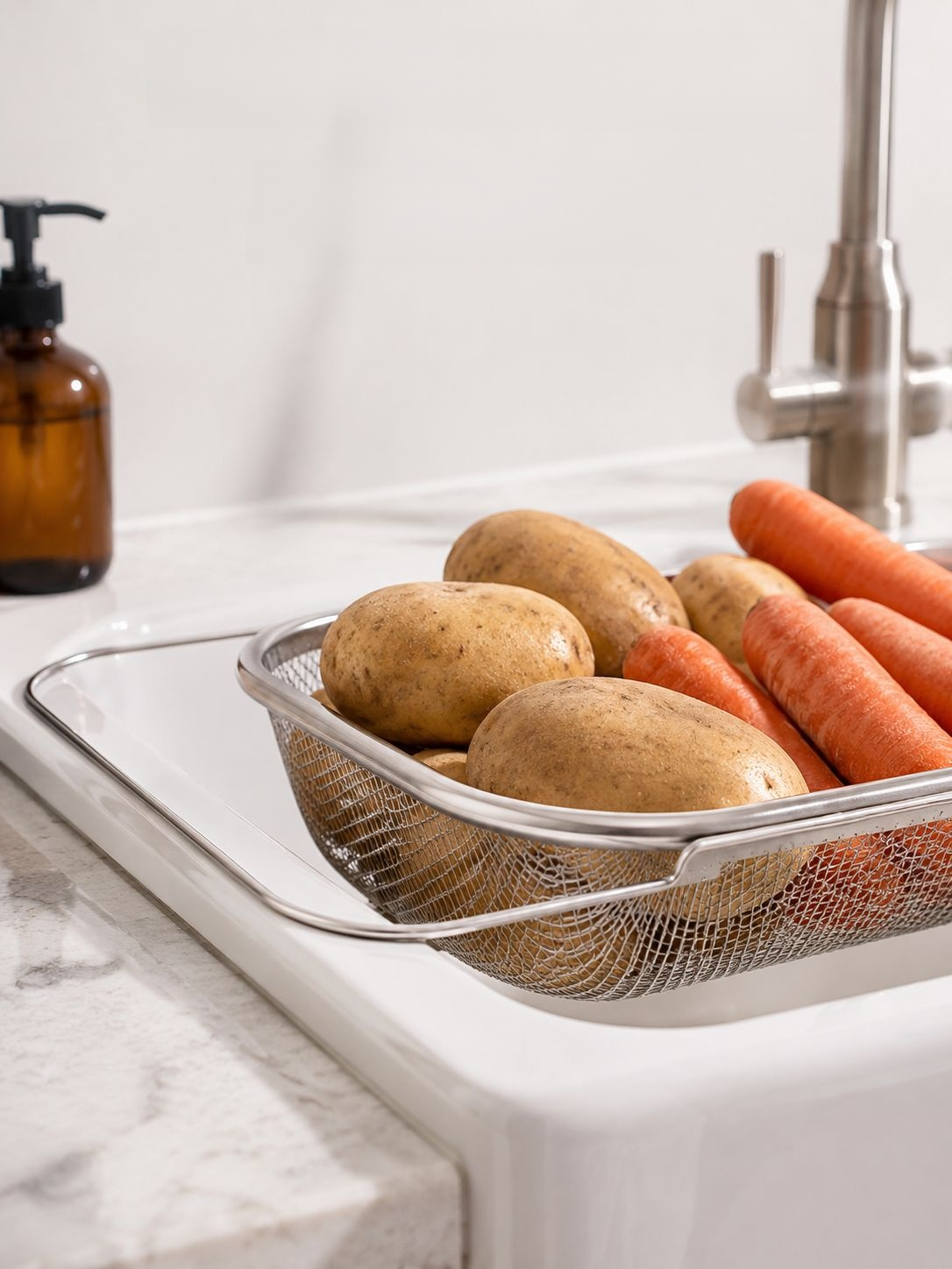 Accessoire de cuisine multifonction pour organiser votre évier