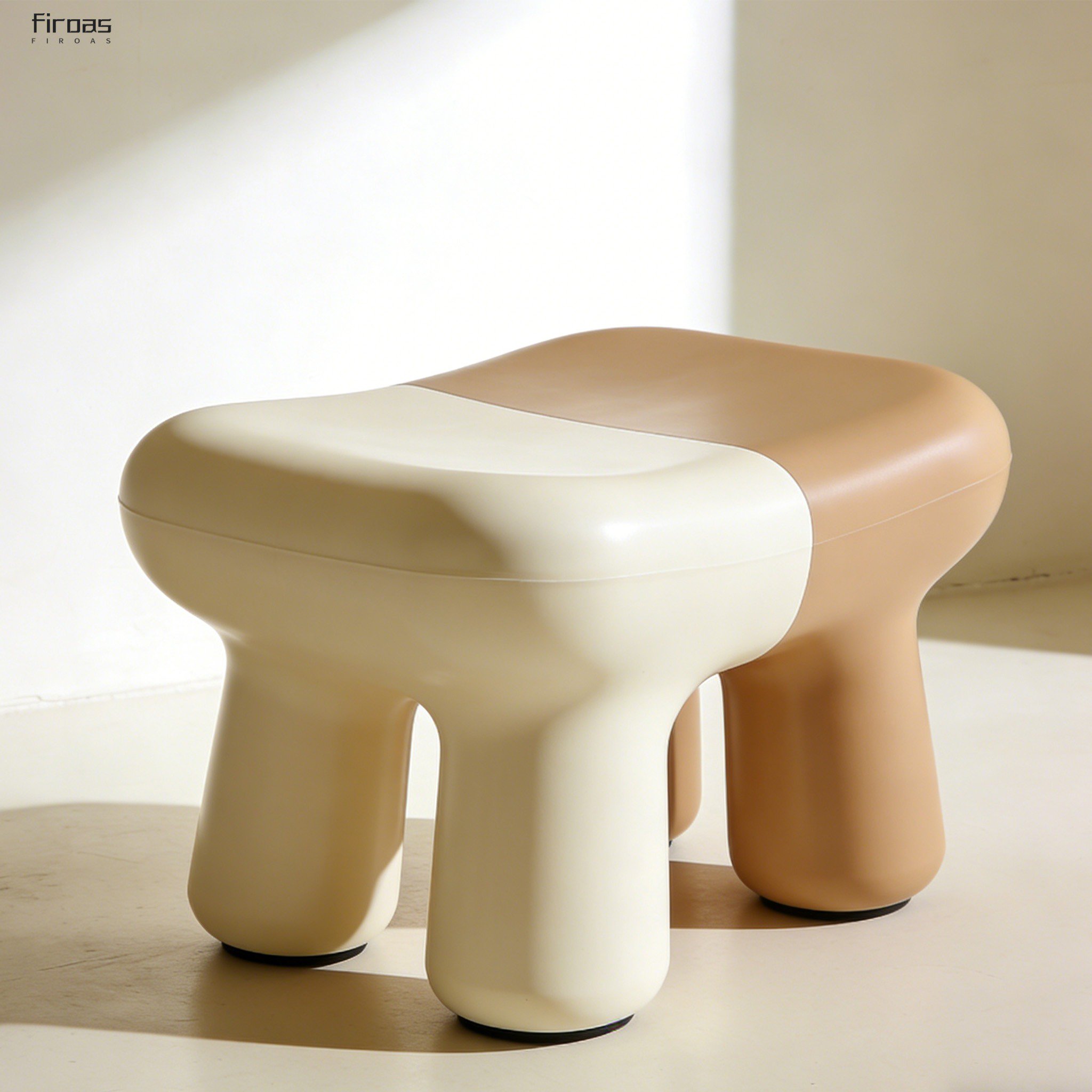 ม้านั่งเปลี่ยนรองเท้าสไตล์มินิมอล ชุด 2 ชิ้น