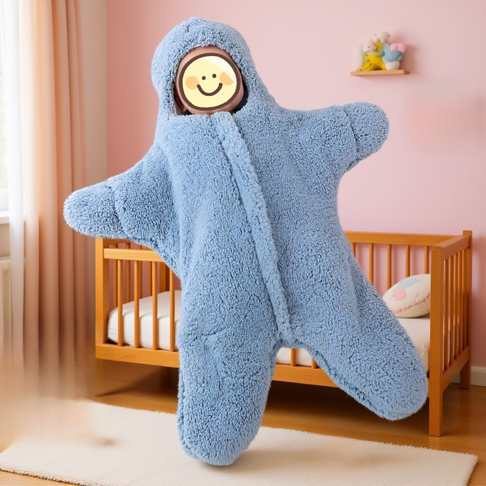 ヒトデ寝袋おくるみ