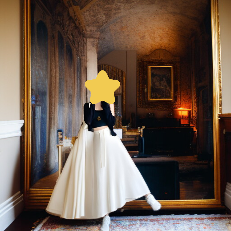 抗皺・毛玉防止加工の女性スカート