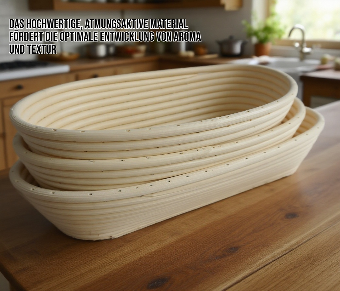Gärkorb für perfekte Brotstruktur