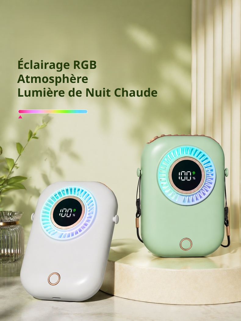 Accessoire d'été ventilateur tour de cou