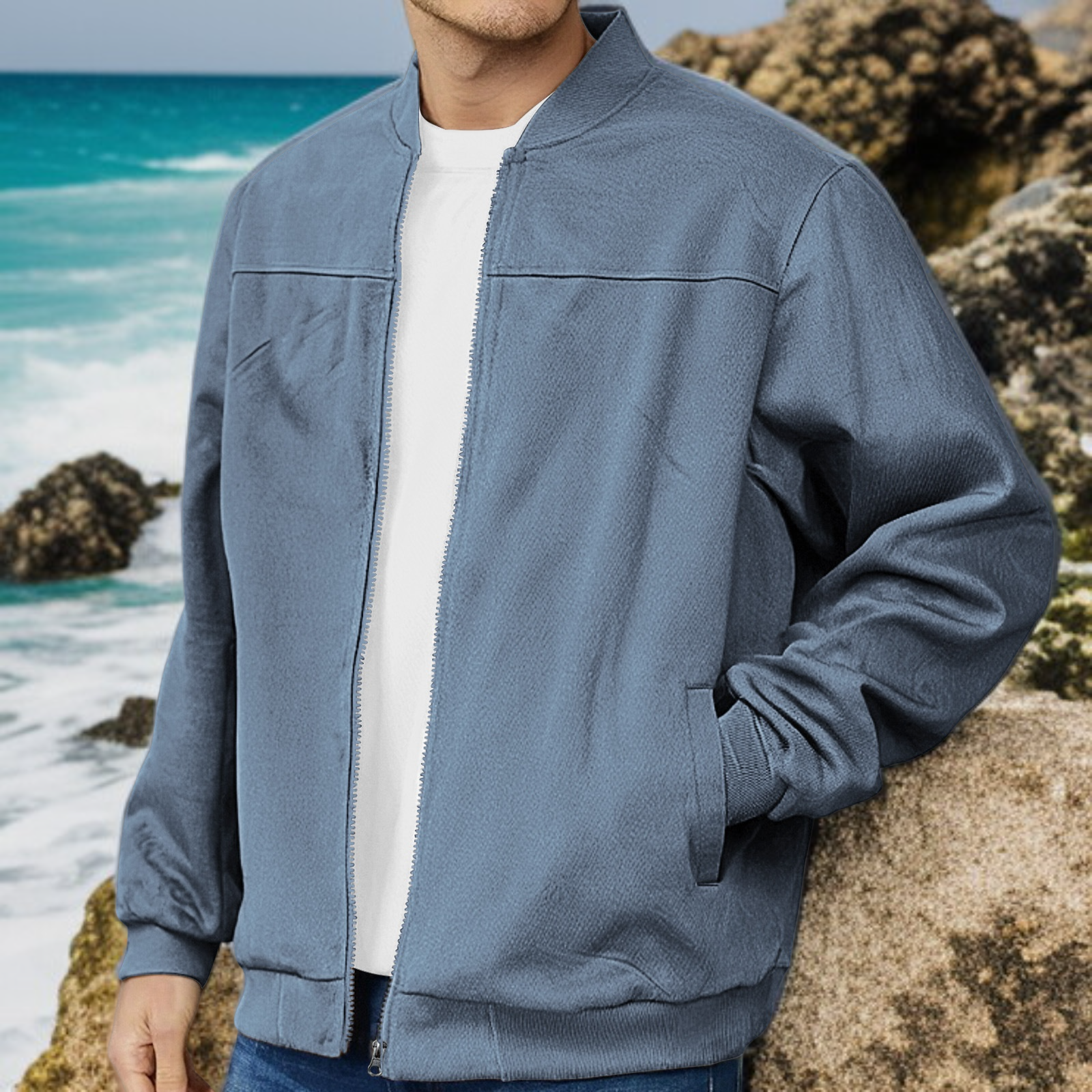 빈티지 긴팔 카디건 재킷