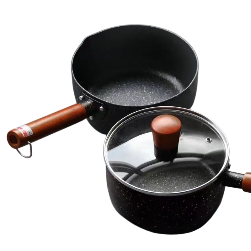 기숙사 일본식 스노우팬 인덕션 아기 이유식 붙지 않는 냄비 맥반석 컬러 라면팬 후라이팬