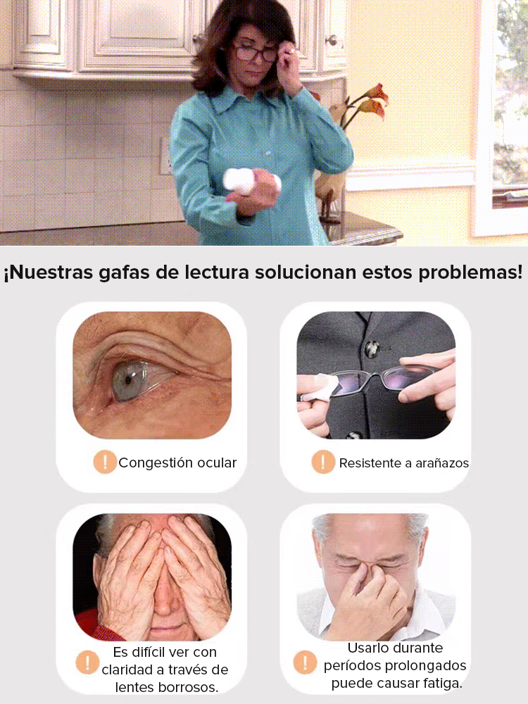  Gafas de lectura sin necesidad de receta con protección contra luz azul