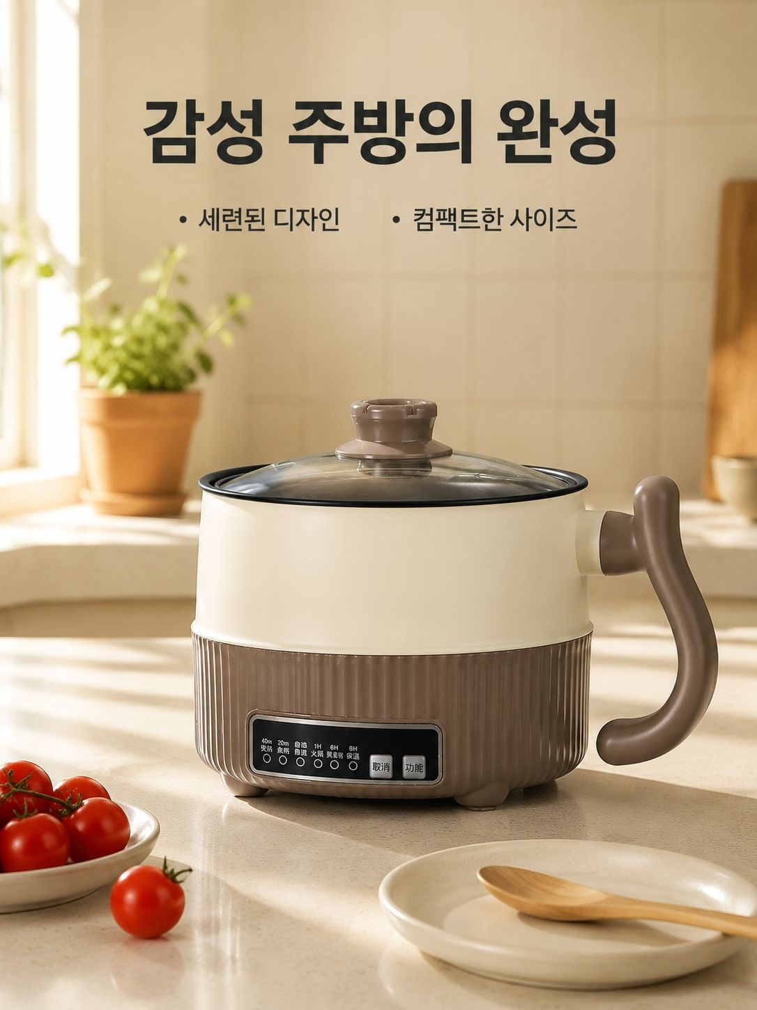 소형 전기냄비 자동단전 건조방지