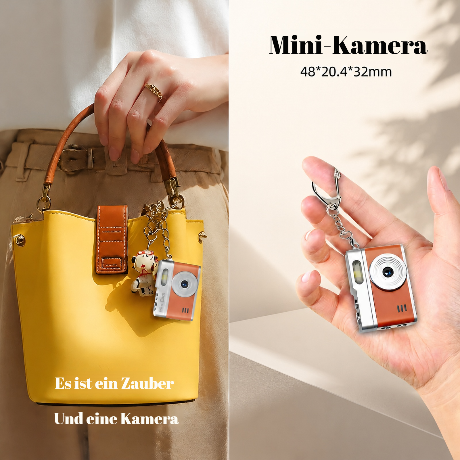 Kompakte und tragbare CCD-Digitalkamera